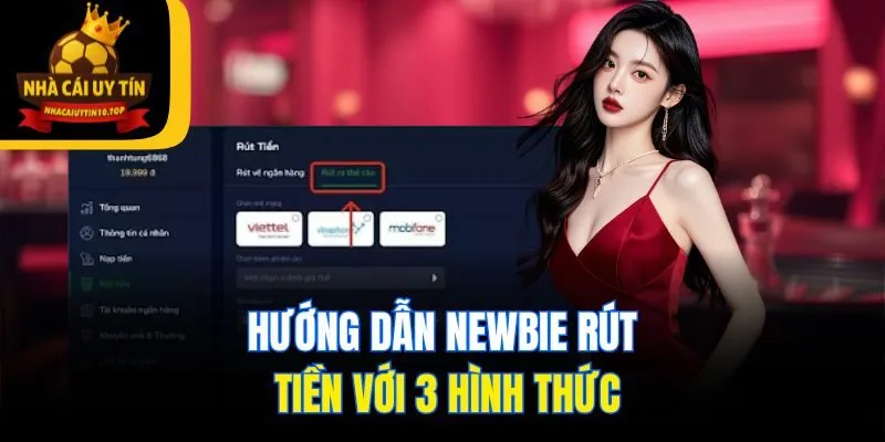 Hướng dẫn newbie rút tiền với 3 hình thức