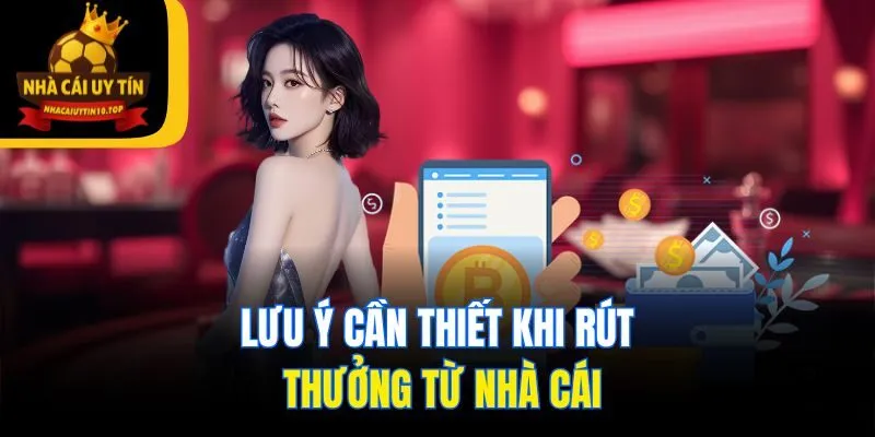 Lưu ý cần thiết khi rút thưởng từ nhà cái