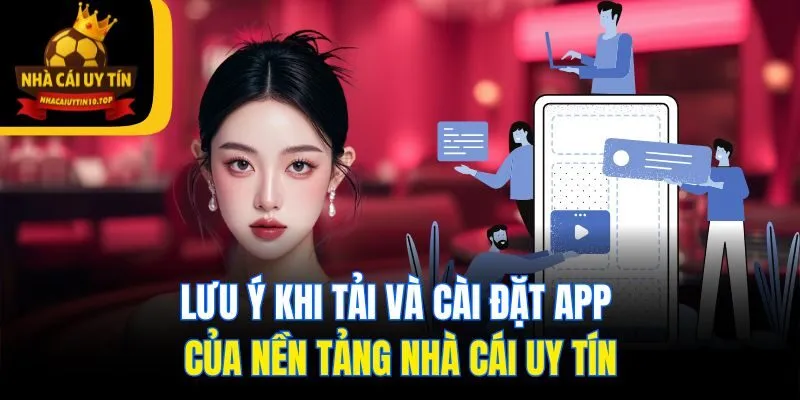 Lưu ý khi tải và cài đặt app của nền tảng Nhà Cái Uy Tín