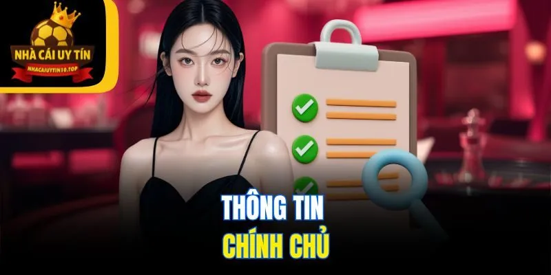 Thông tin chính chủ khi đăng ký